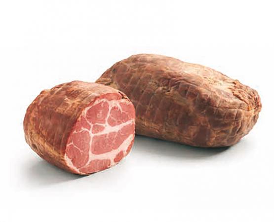 Coppa cooked in wine